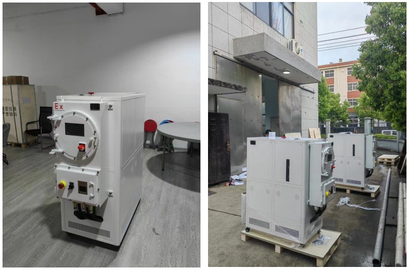 江苏某科技公司购买的防爆高低温一体机系统设备已发货